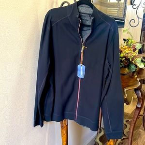 Men’s large Tommy Bahama reversible, zip up sweater